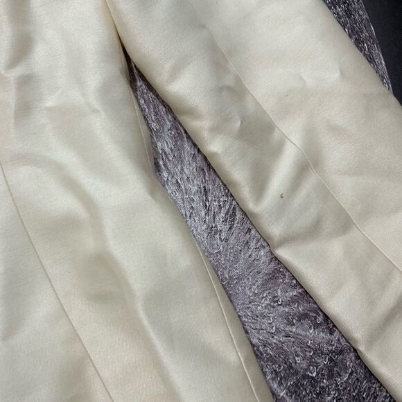 Reiss Ivory Wool & Silk Blend Double Breasted Long Sleeve Blazer SIZE XS - Picture 3 of 8